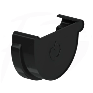 Denko lewe PVC ⌀ 130 firmy KROP kolor czarny